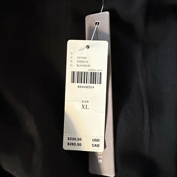 Anthropologie Somerset Black Faux Leather and Lace Maxi Dress - Picture 10 of 11